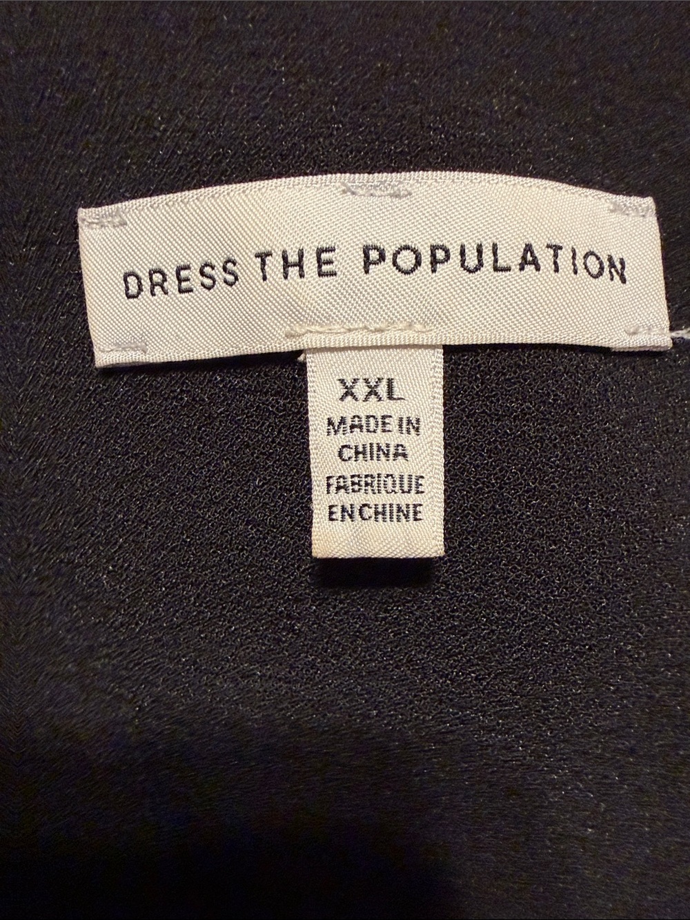Dress the Population One-Shoulder Black Midi Dress - Picture 3 of 7